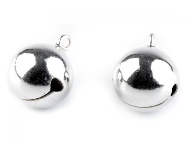 Rolnička Ø 10 mm stříbrné barvy