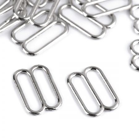 Spona zkracovač nikl průvlak 30mm stříbrná