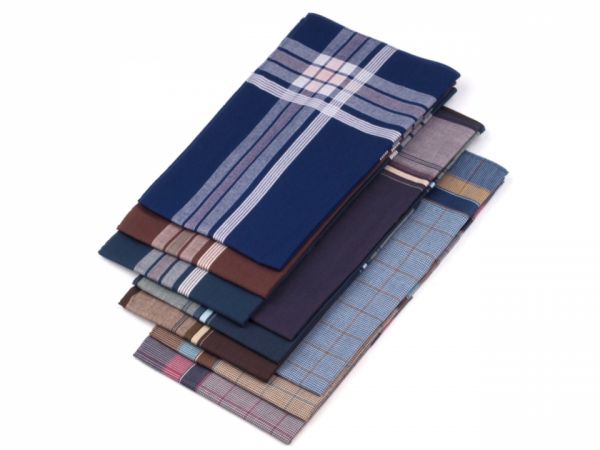 Kapesník pánský česaný tmavý mix