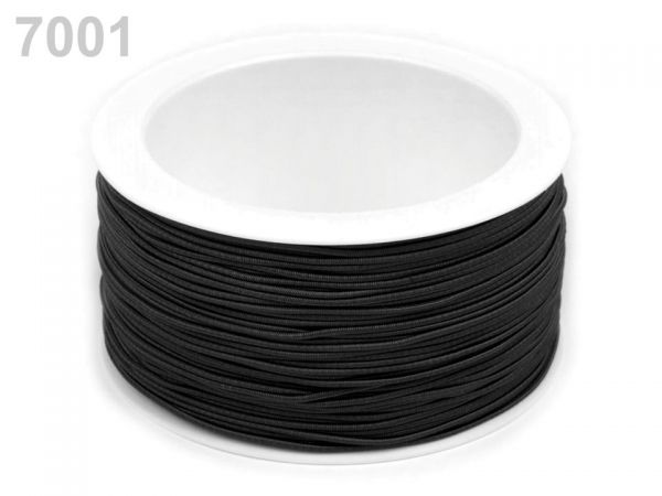 Guma klobouková tenká 0,8mm černá