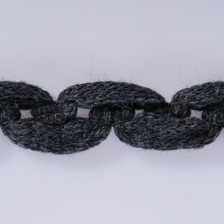 Pleteninová porta vlnky šedá