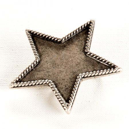 Kovová spona opasková hvězda