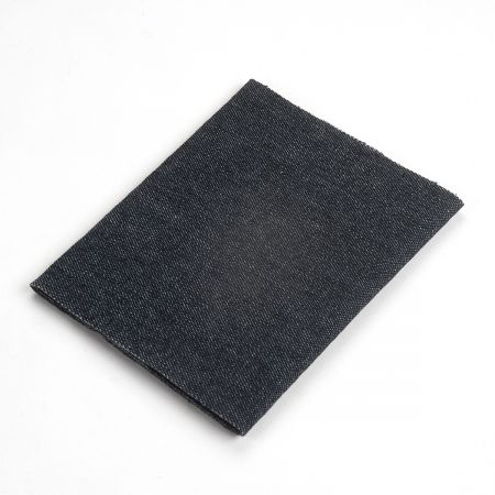 Záplata zažehlovací riflová 45×12 cm tm.modrá