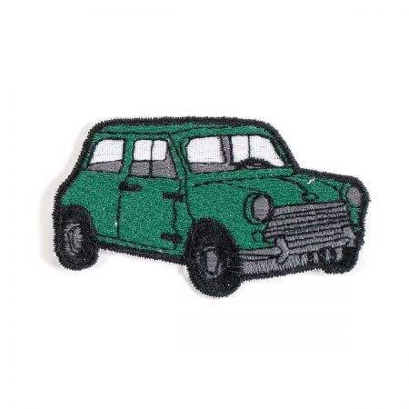 Nažehlovačka auto zelená