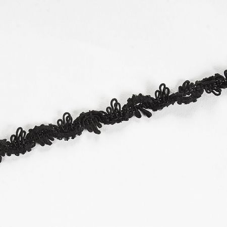 Oděvní prýmek černý