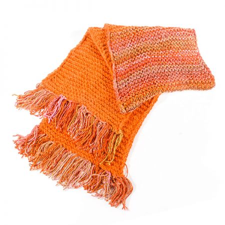 Šála pléd maxi šál rezavý