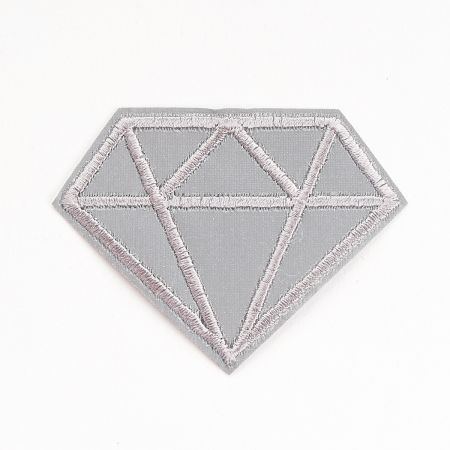 Nažehlovačka reflexní vzor diamant