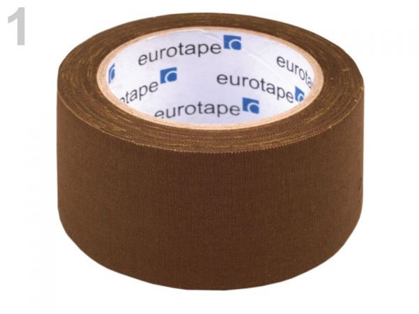 Textilní lepící páska kobercová hnědá