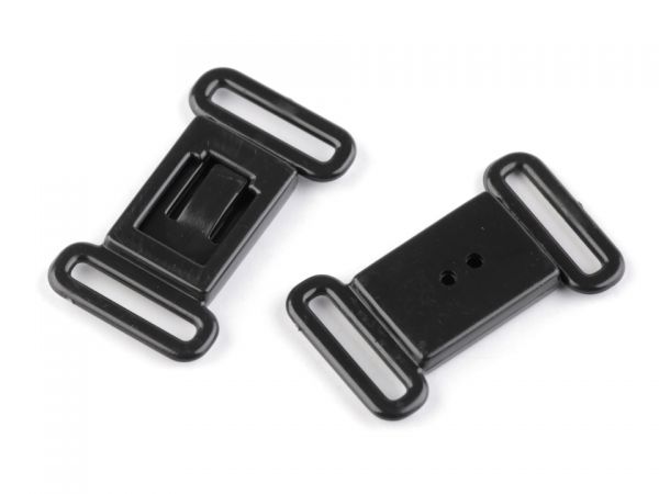 Zapínání na motýlka/podpresnky plast šíře 12 mm