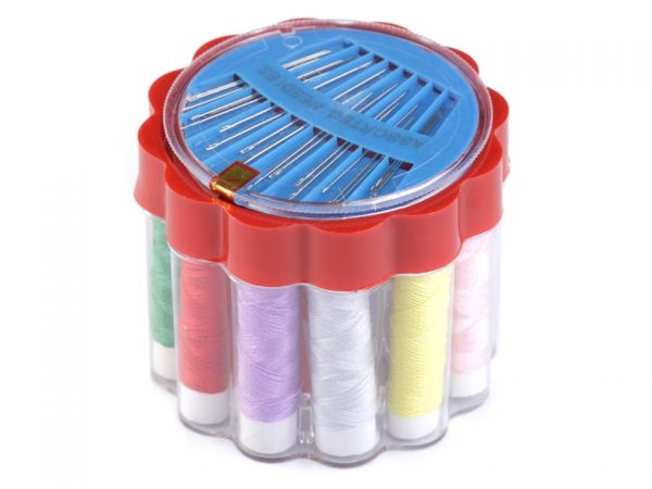 Šitíčko v plastové dóze červené