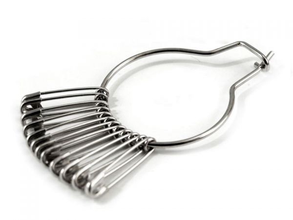 Spínací špendlík velikost 19mm 3/0 stříbrný