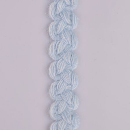 Pleteninová porta vrkôčik svetlo modrá