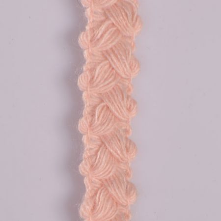 Pleteninová porta vrkôčik ružová