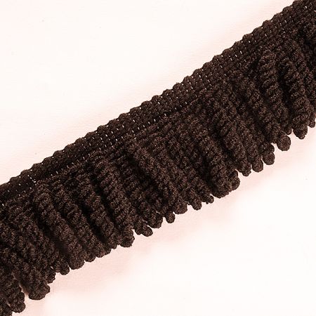 Strapce imitácia pleteniny tmavo hnedé