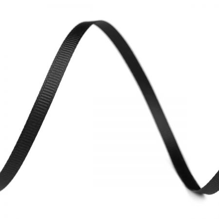 Rypsová stuha černá šíře 8 mm