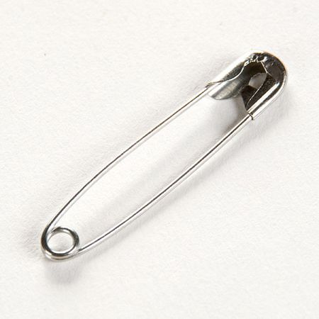 Spínací špendlík 40mm 10ks nikl č.3 SLEVA