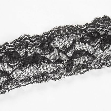Krajka elestická černá