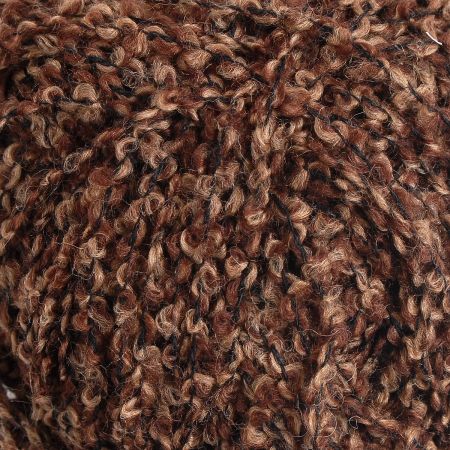 Pletací příze buklé MarLen směs vlna/kašmír hnědá