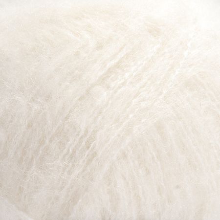 Moher akryl směs pletací příze lomená bílá