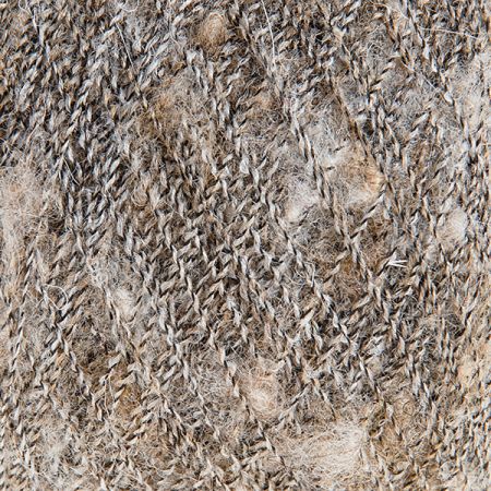 Mohér nopek efektní připlétací příze MarLen hnědý melír