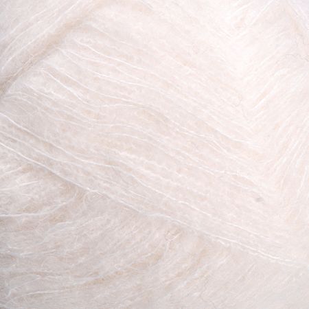 Mohérová pletací příze tenká MarLen lomená bílá