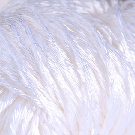 Viskozová příze Marlen bílá lesklá