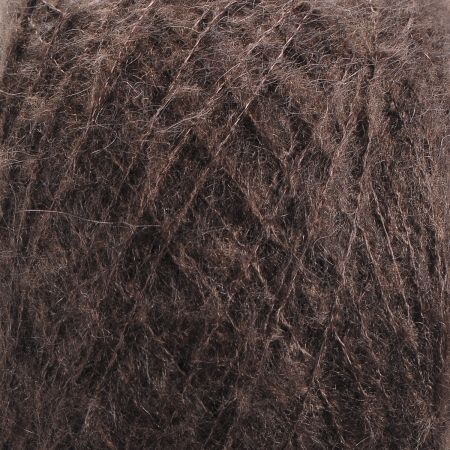 Mohérová pletací příze MarLen tmavě hnědá