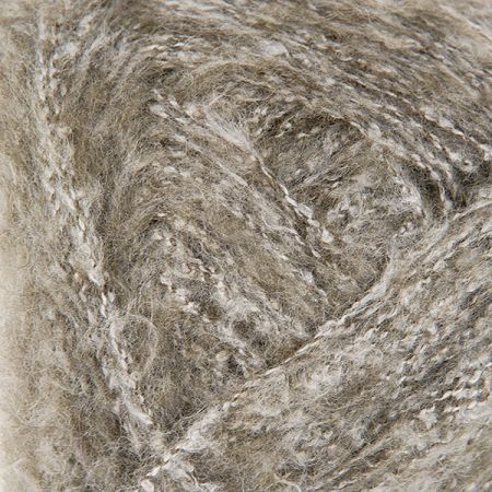 Mohérová pletací příze MarLen hnědošedý melír buklé