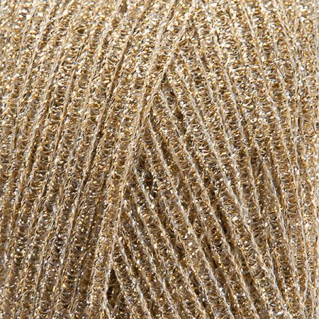 Efektní stužková příze MarLen zlatobéžová 