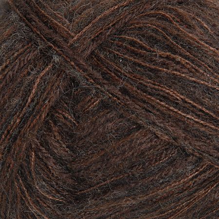 Vlněná pletací příze MarLen hnědý melír