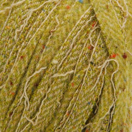 Tweedová stužková příze Marlen zelený melír