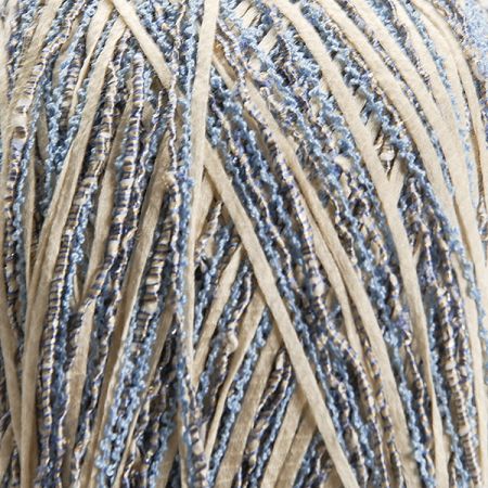 Bavlna viskoza směs příze MarLen modrobéžový melír