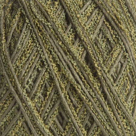 Bavlněná pletací příze MarLen s buklé melír zelená