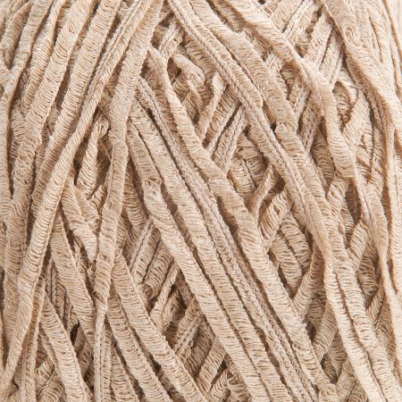 Efektní stužková pletací příze MarLen béžovohnědá