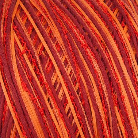 Bavlna směs příze MarLen oranžovo-rezavý melír