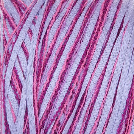 Bavlna stužková příze MarLen fialovorůžový melír