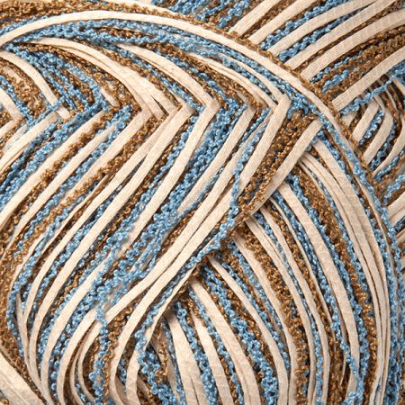 Stužková příze MarLen melír hnědá-modrá-béžová