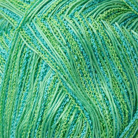 Bavlněná příze MarLen zelenomodrý melír