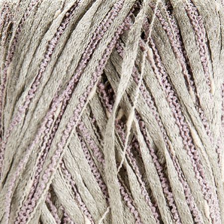Bavlna směs stužková příze MarLen šedorůžová