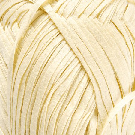 Bavlněná stužková příze MarLen vanilkově žlutá