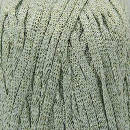 Stužková pletacie Prahe s leskom zelená