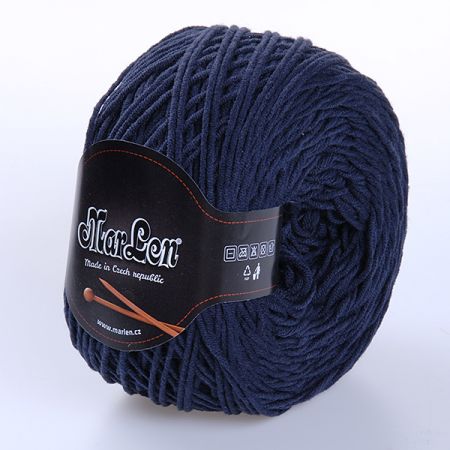 Bavlněná příze MarLen tm. modrá klasická