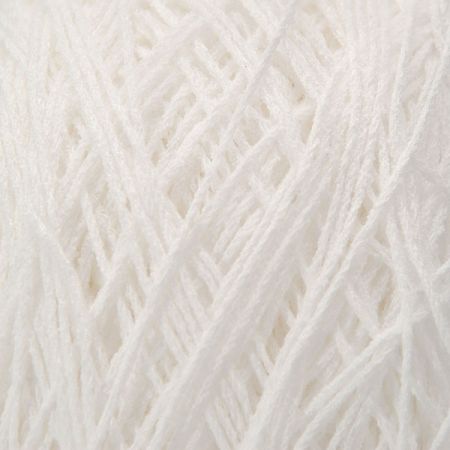 Bavlnená priadza Marlen hrbolčekov biela