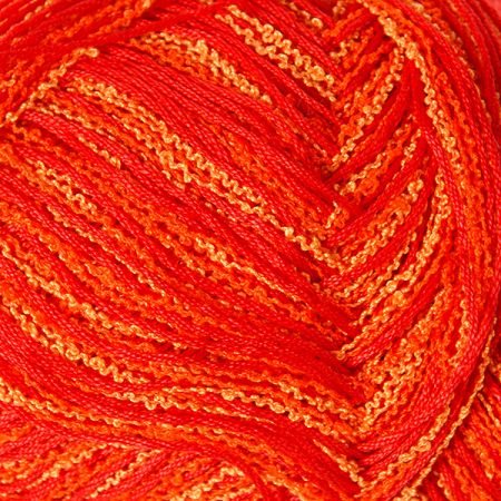 Bavlněná pletací příze MarLen s buklé červenooranžová