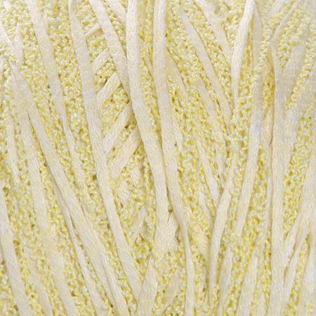 Bavlněná stužková příze MarLen žlutý melír