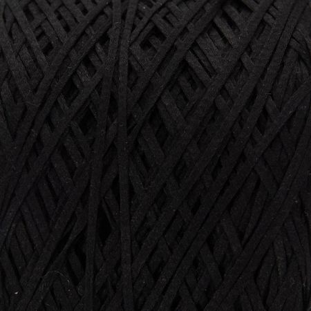 Stužková bavlněná příze Marlen tenká černá