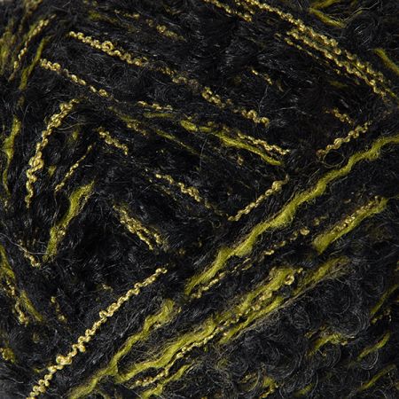 Vlněná pletací příze MarLen buklé černozelená