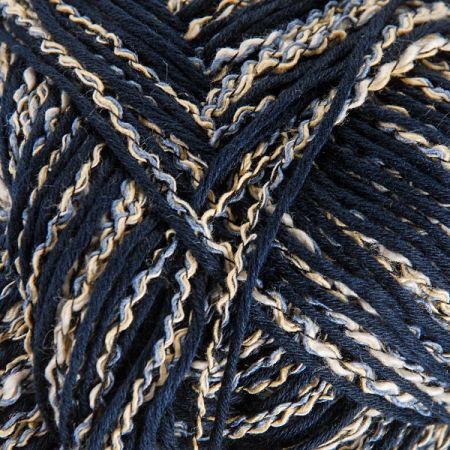 Bavlna směs pletací příze MarLen modrožlutý melír