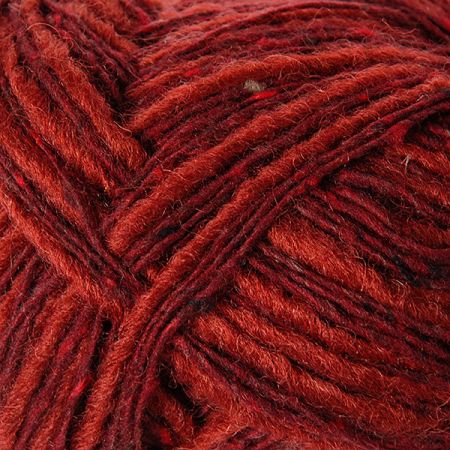 Vlněná pletací příze MarLen vínový melír