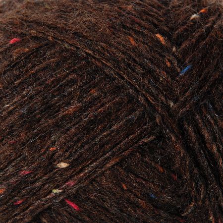 Vlněná pletací příze MarLen hnědý melír